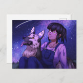 Anfangen mit einem Hund Postkarte (Vorne/Hinten)