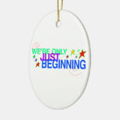 ANFANGENDE OVALE VERZIERUNG KERAMIKORNAMENT (Links)