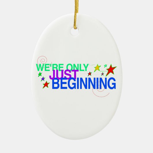 ANFANGENDE OVALE VERZIERUNG KERAMIKORNAMENT (Vorne)