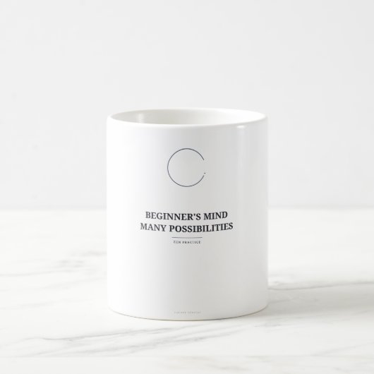 Anfänger-Geist — Zen-Kaffeetasse Kaffeetasse (Mittel)