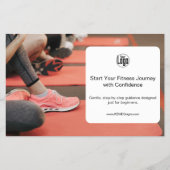 Anfänger zur Fitness anlocken - Personal Trainer Flyer (Vorne)