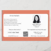 Anfänger zur Fitness anlocken - Personal Trainer Flyer (Hinten)