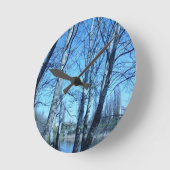 Anfängerfeder Runde Wanduhr (Winkel)