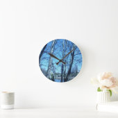 Anfängerfeder Runde Wanduhr (Zuhause)