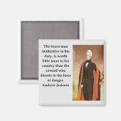 Anfängerjackson Zitat Magnet (Vorderseite/Rückseite)