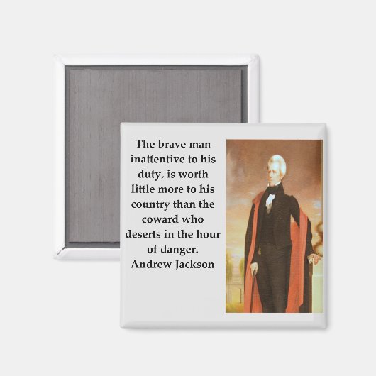 Anfängerjackson Zitat Magnet (Vorderseite/Rückseite)