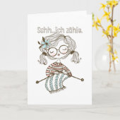 Anfängernadeln für Handschuhe Karte (Gelbe Blume)