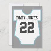 Anfängers-Babyparty laden ein Einladung (Rückseite)