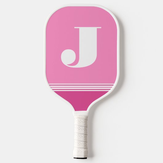 Anfänglich rosa Pickleball Paddle (Rückseite)