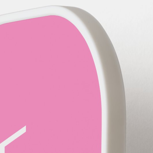 Anfänglich rosa Pickleball Paddle (Linke Seite)