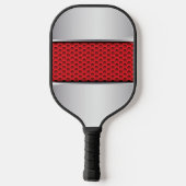 Anfängliche Änderung, Name hinzufügen, Silver Gray Pickleball Schläger (Rückseite)