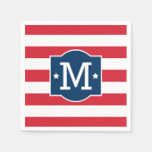 Anfängliche Anwendung des patrouillischen Red Whit Serviette (Vorderseite)