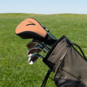 Anfängliche Apricot-Monogramm Golf Headcover (In SItu)