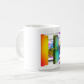 ANFÄNGLICHE BLUMENMONOGRAMM B KAFFEETASSE (Vorderseite Links)