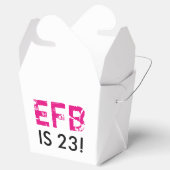 Anfängliche Geburtstagsmitnahme Geschenkschachtel (Geöffnet)