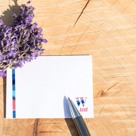 Anfängliche Hinweise für das W-Korallenblau-Farbve Post-it Klebezettel