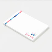 Anfängliche Hinweise für das W-Korallenblau-Farbve Post-it Klebezettel (angewinkelt)