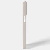 Anfängliche moderne einfache Monogramm-Beige Case-Mate iPhone Hülle (Rückseite / Rechts)