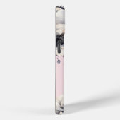 Anfängliche Monogramm Blush Pink Floral Case-Mate iPhone Hülle (Rückseite / Rechts)