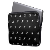 Anfängliche Tablethülle (Schwarz & Weiß) Laptopschutzhülle (Vorderseite Links)