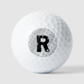 Anfängliche Veränderung, Silbergraues Schachbrett Golfball (Vorderseite)