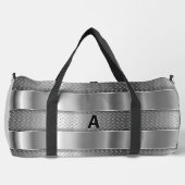 Anfänglicher Blick auf graues Metal Duffle Bag (Vorderseite)