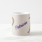 Anfänglicher Farbbrief P Monogramm, Krawatte kräft Kaffeetasse (Mittel)