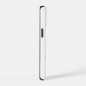 Anfänglicher Mit Monogramm Name in Pink iPhone 15 Hülle (Rechte Seite)