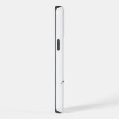 Anfänglicher Mit Monogramm Name in Pink iPhone Hülle (Rechte Seite)