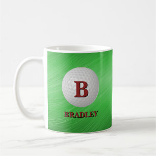 Anfänglicher Name A B C D E F G Golf Ball ändern Kaffeetasse