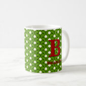 Anfänglicher Name A B C D E F G Golf Stick ändern Kaffeetasse (VorderseiteRechts)