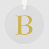 Anfänglicher Name des modernen grauen Farbmonogram Ornament (Rückseite)