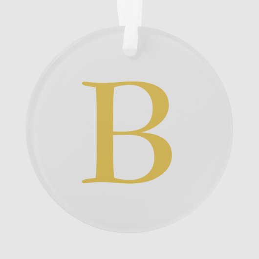 Anfänglicher Name des modernen grauen Farbmonogram Ornament (Rückseite)