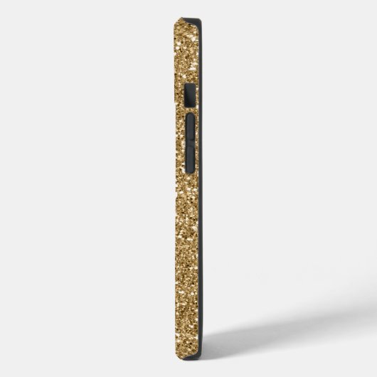 Anfänglicher Name des trendy Gold Glitzer Monogram Case-Mate iPhone Hülle (Rückseite / Links)