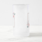 Anfänglicher Rahmen in Rosa Mattglas Bierglas (Mittel)