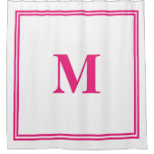 Anfänglicher Streifen-Individuelle Name für die An Duschvorhang (Vorderseite)