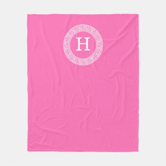 Anfängliches Monogramm für den griechischen Tasten Fleecedecke (Vorderseite)