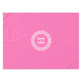 Anfängliches Monogramm für den griechischen Tasten Tischdecke (Vorderseite (Horizontal))