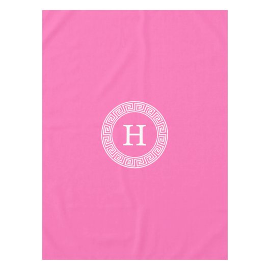 Anfängliches Monogramm für den griechischen Tasten Tischdecke (Vorderseite)