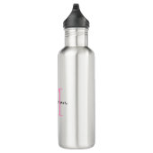 Anfängliches Monogramm und Personalisiertes Gesche Edelstahlflasche (Rechts)