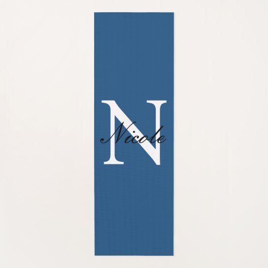 Anfängliches monogrammiertes handschriftliches eig yogamatte (Vorderseite)