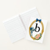 Anfangs-B-Schreiben Personalisierte Regency-Epoche Notizblock (Innenseite)