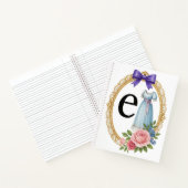 Anfangs E Personalisiertes Elegantes Regency-Gesch Notizblock (Innenseite)