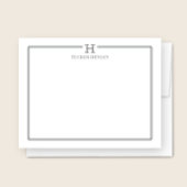 Anfangs-Geschenk Herren-Büro-Schreibwaren Dunkelgr Mitteilungskarte