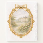 Anfangs K Sinnvolles Geschenk Elegant Regency Notizblock (Rückseite)