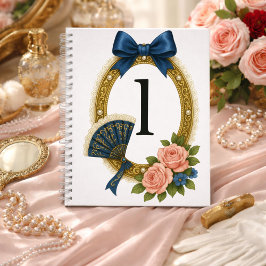 Anfangs L Personalisiert Elegant Regency Notizblock