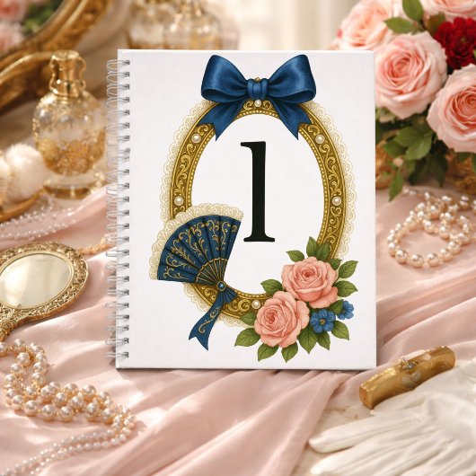 Anfangs L Personalisiert Elegant Regency Notizblock