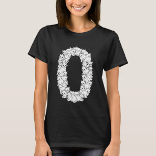 Anfangs O Großbuchstabe Lustiger Katzenliebhaber F T-Shirt