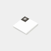 Anfangs-S Monogrammierte Post-It Notizen (angewinkelt)