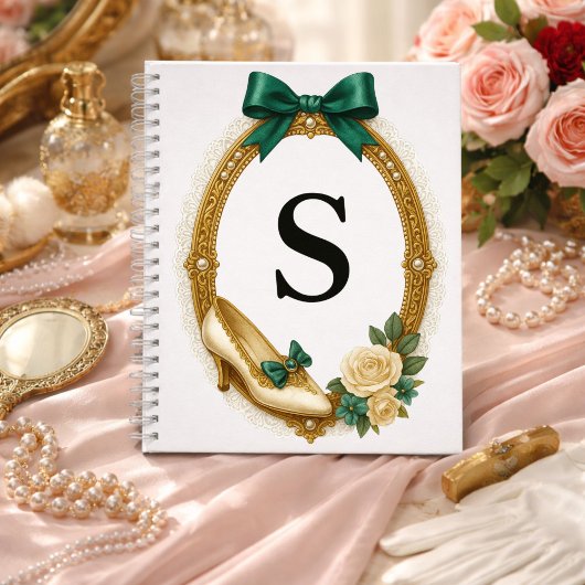 Anfangs-S Stylvoll Elegant Regency Notizblock
